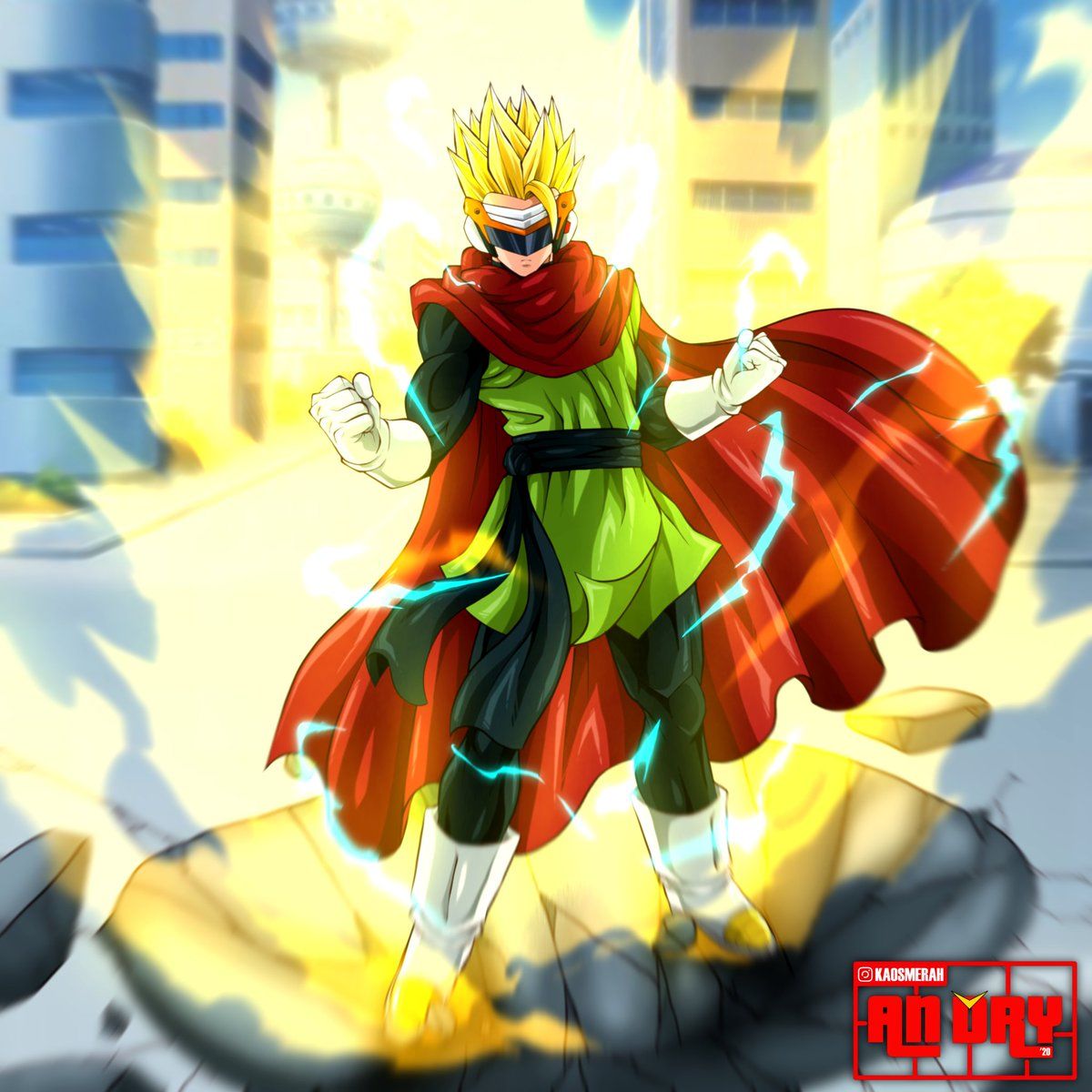 1200x1200 The Golden Saiyaman, Great Saiyaman redesign & concept on IG COMMISSION WORK #dragonballfanart #dragonballz #supersaiyan #supersaiyan4 #supersaiyangod #greatsaiyaman #jiren #goku #moro #vegeta #broly #dragonball #dragonballsuper