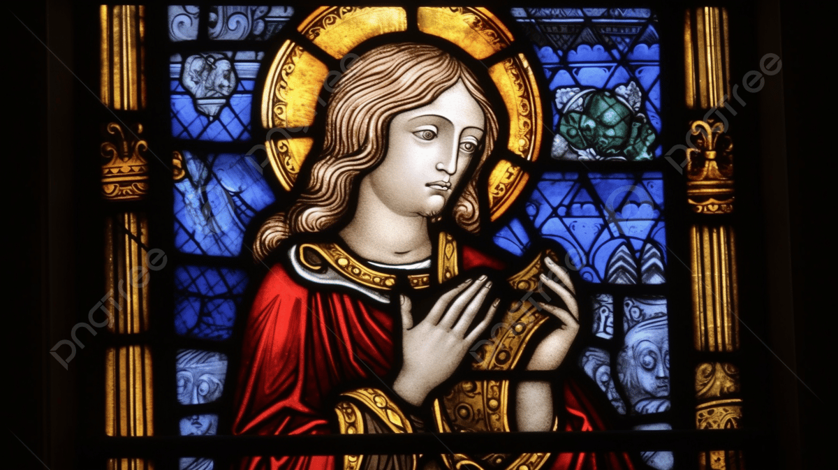 1200x673 In A Stained Glass Window, Chartres Cathedral Mary Magdalene Stained Glass, HD Photography Photo, Fixture Background Image And Wallpaper for Free Download