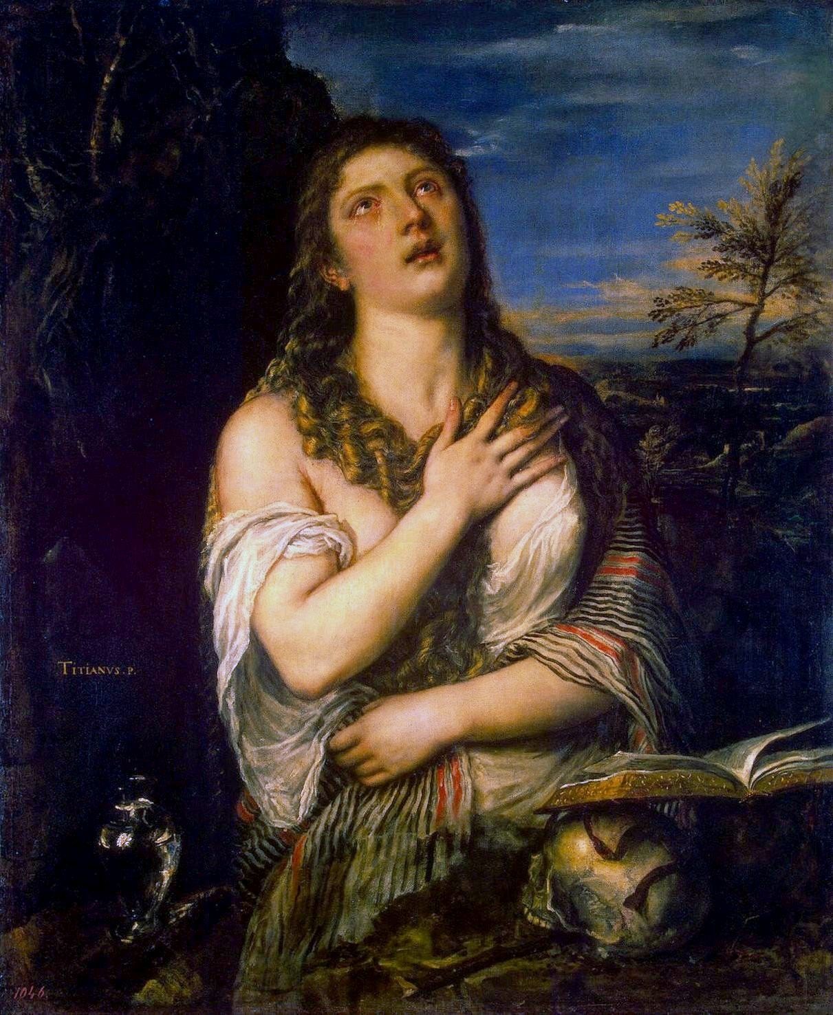 1211x1476 Penitent Magdalene (Titian, 1565)
