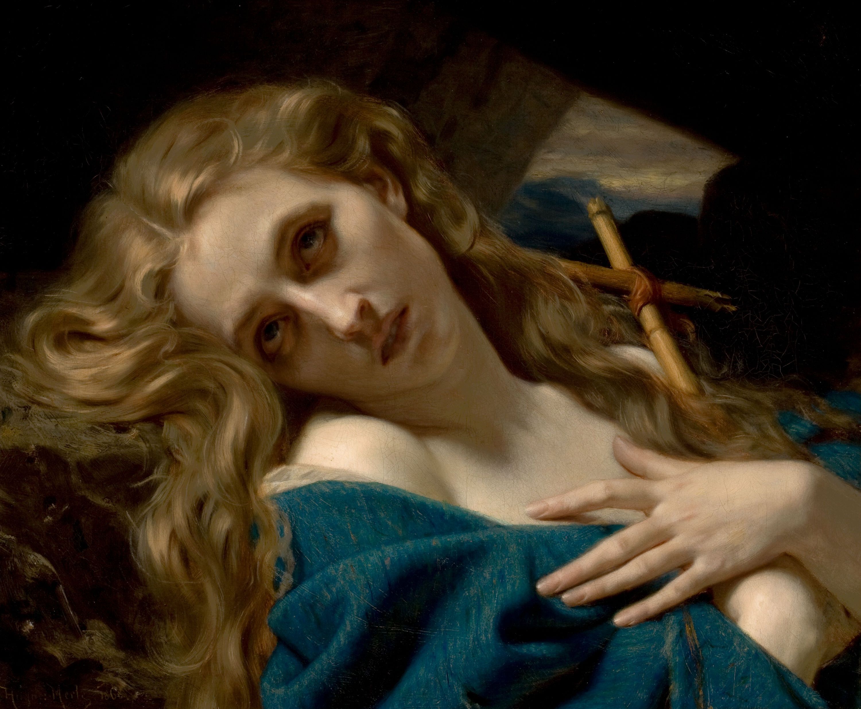 3000x2469 Hugues Merle Magdalene in the