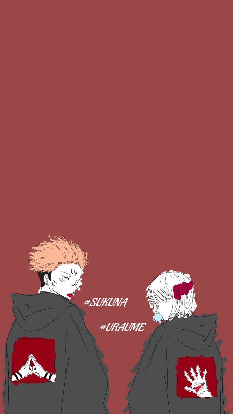 750x1334 Sukuna + urame <3 ideas. jujutsu, fan art, anime