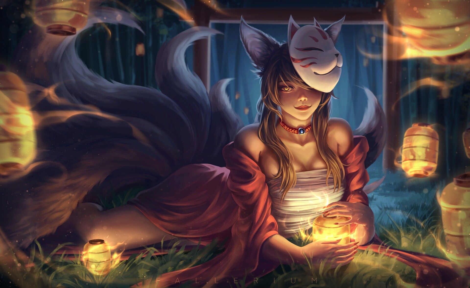 1920x1175 Kitsune Umi