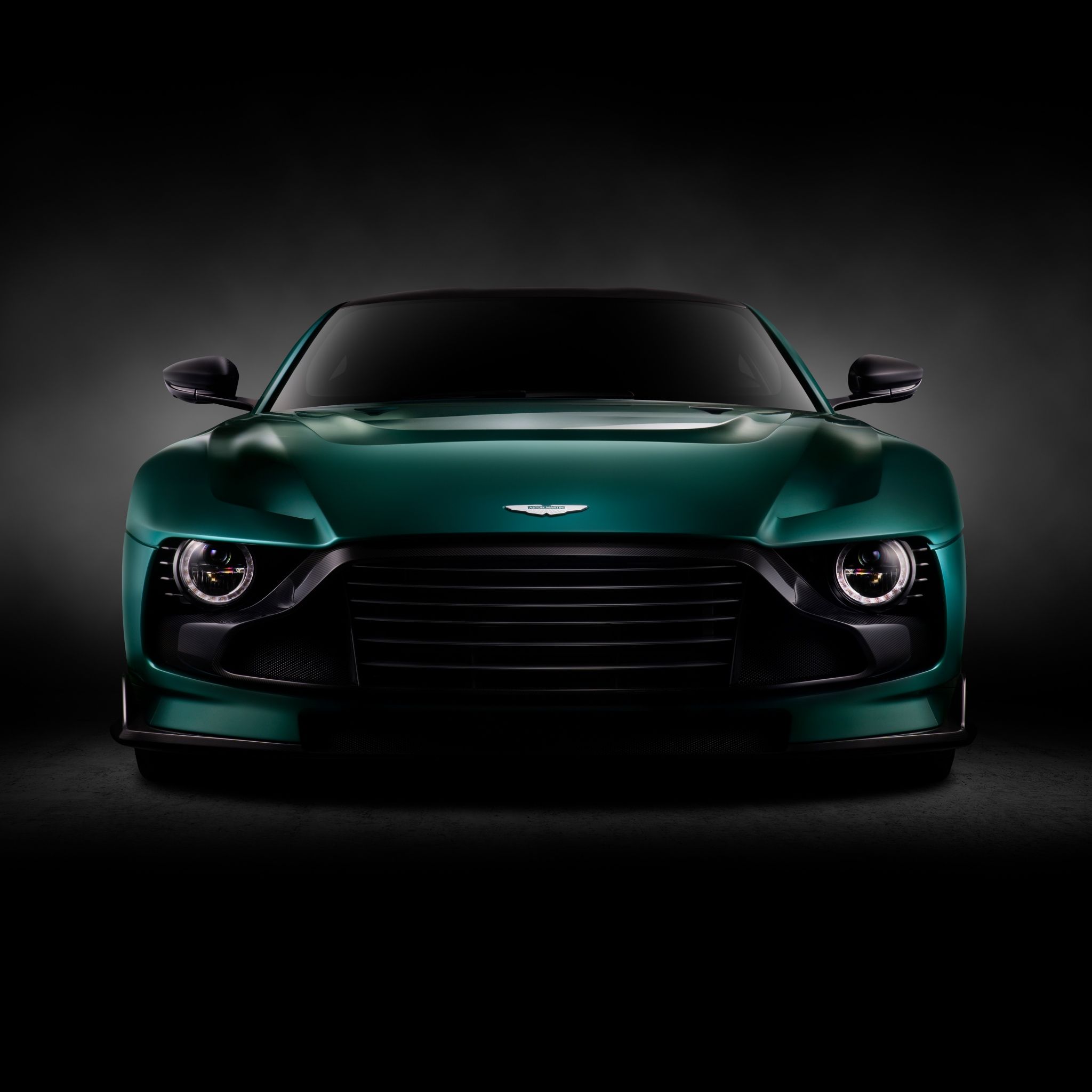 2048x2048 Aston Martin Valour Wallpaper 4K, 8K, Dark background, Sports cars