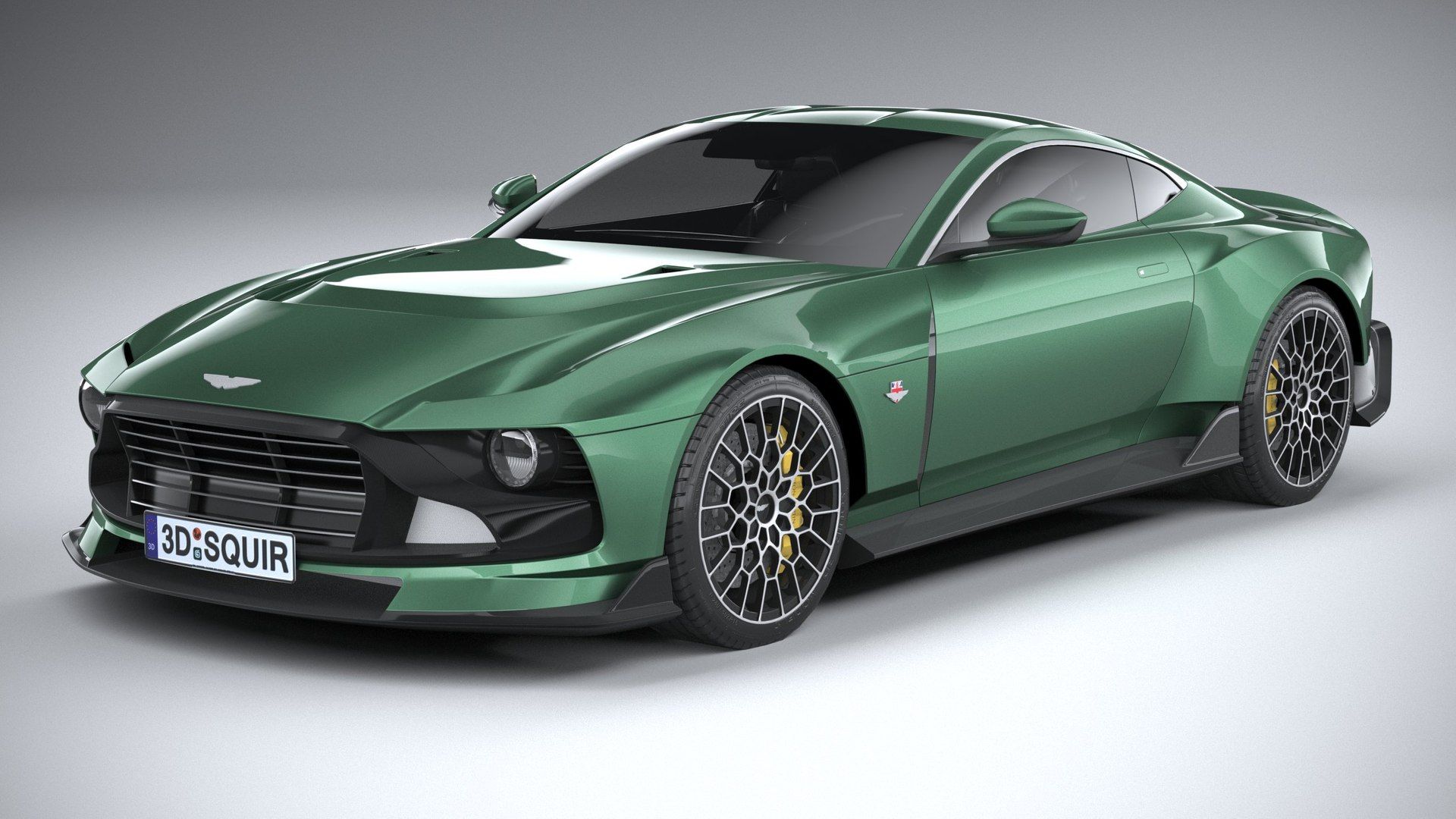 1920x1080 Aston Martin Valour 2024 LowPoly 3D Model