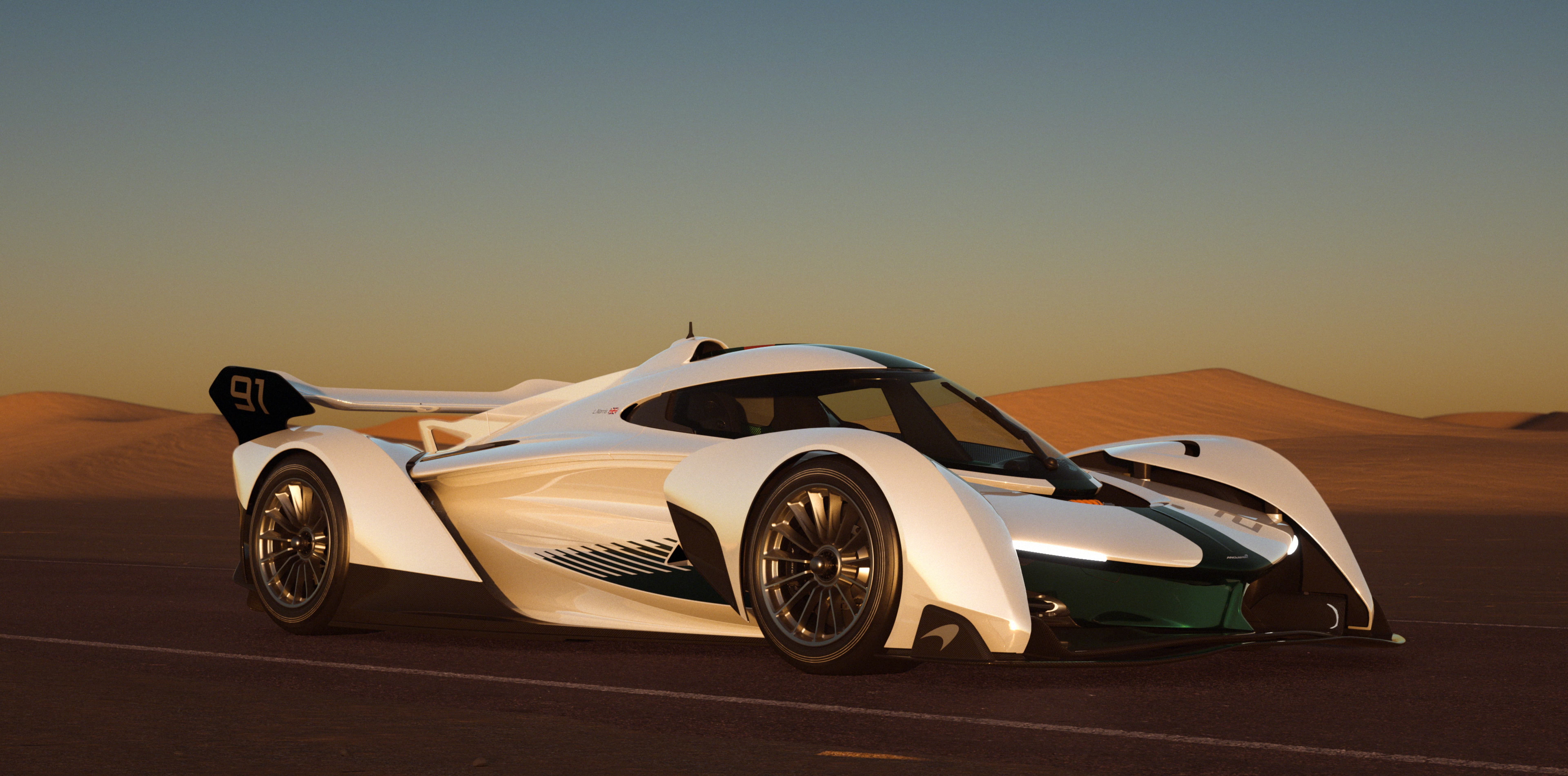 7680x3800 McLaren Solus GT Single Seater V10 Hypercar