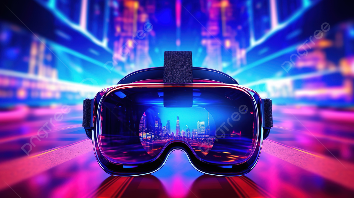 1200x673 3D Rendering Of Abstract Backdrop With Modern Vr Glasses In Back View Creating A Virtual Reality Experience, Virtual, Metaverse, Virtual World Background Image And Wallpaper for Free Download