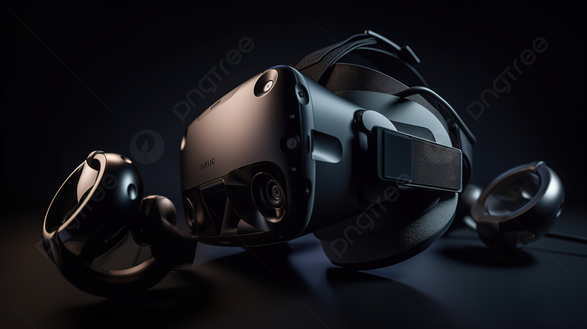 1200x673 An Image Of A Vr Headset Laying On A Black Background, Picture Of Vr, Vr, Vr Glasses Background Image And Wallpaper for Free Download