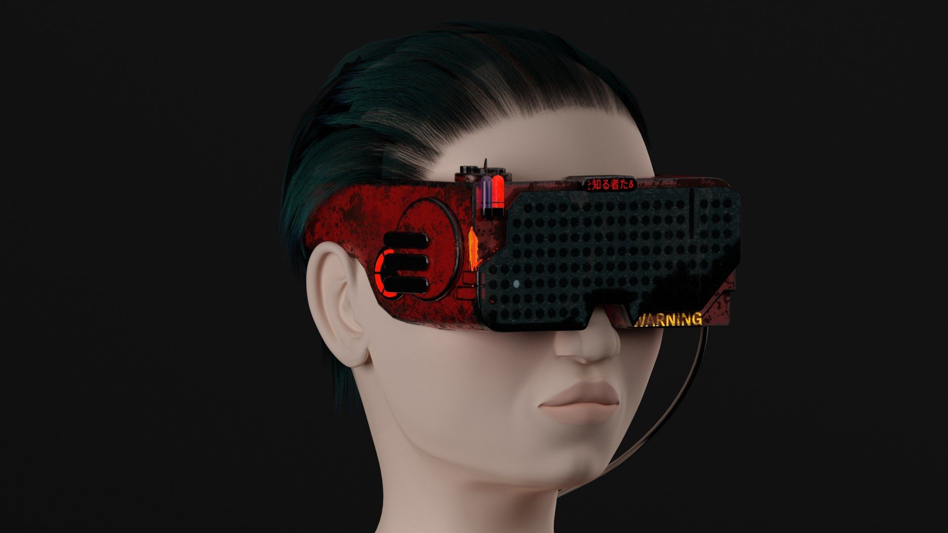1920x1080 Vr Cyberpunk 3D Model