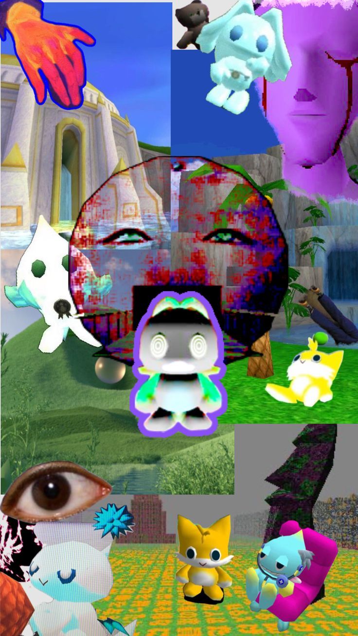 736x1308 wallpaper #breakcore #dreamcore #glitchcore #liminalspace #art #retro
