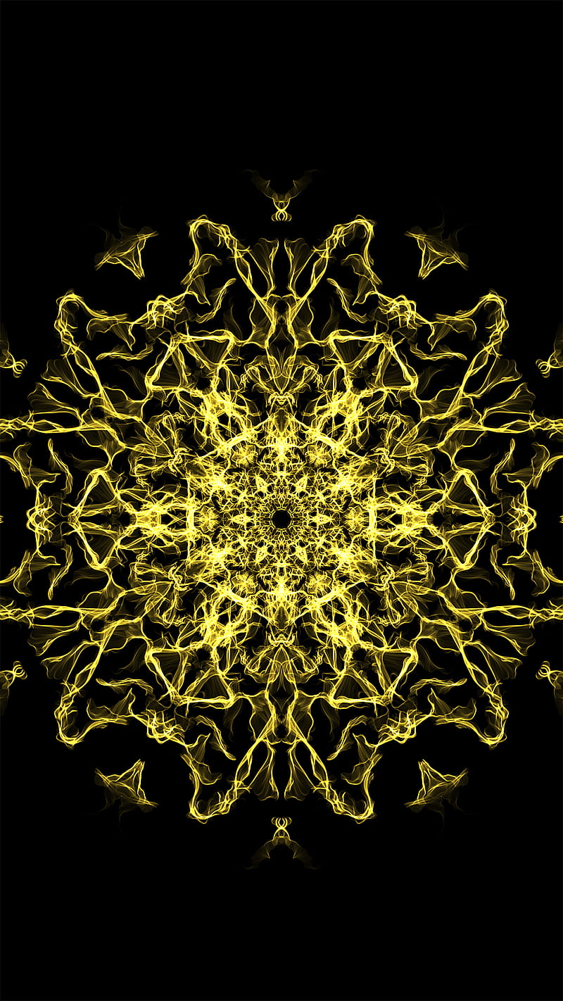 800x1422 Yellow Chakra, abstract, art, chakra, meditation, zeegh, HD phone wallpaper