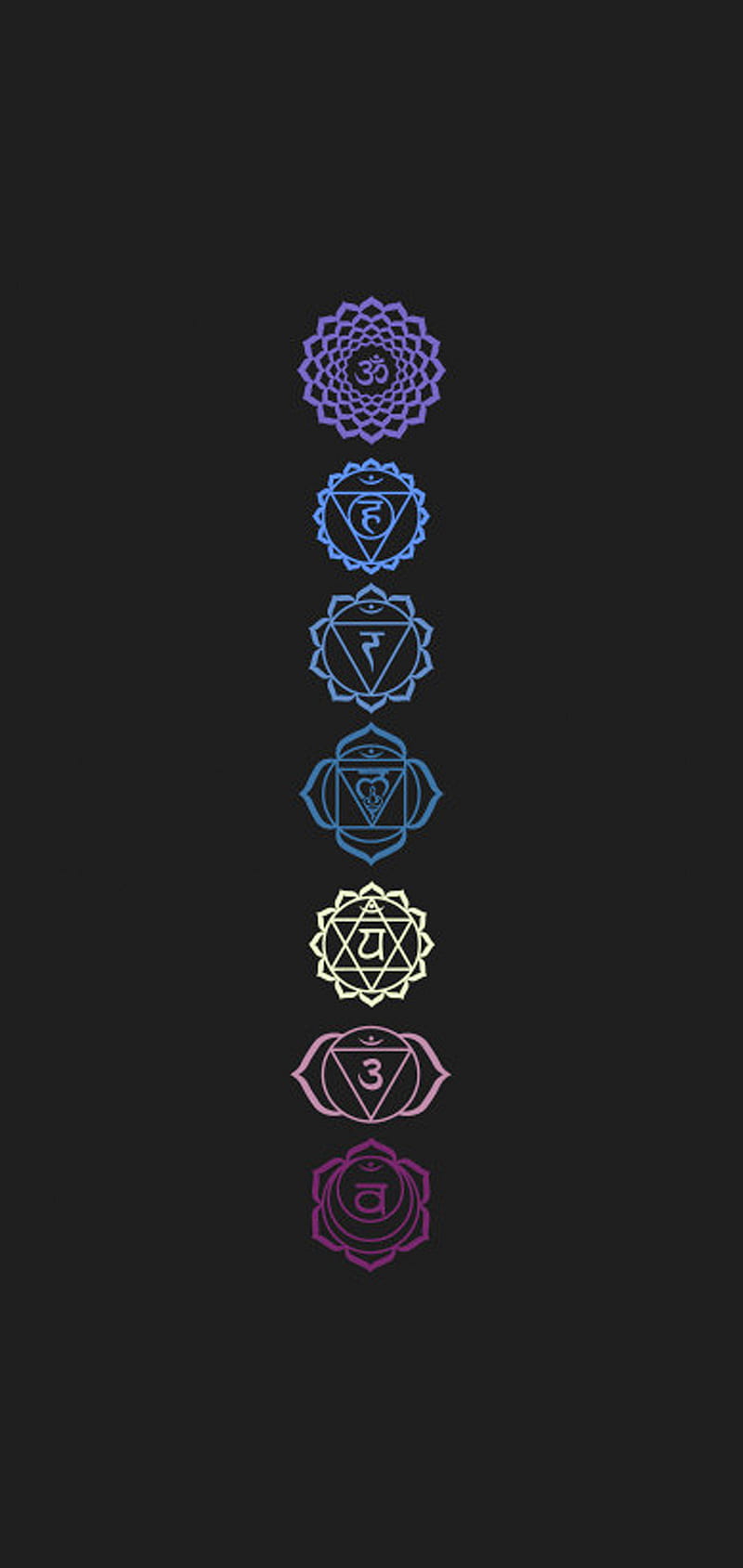 800x1689 HD chakra wallpaper
