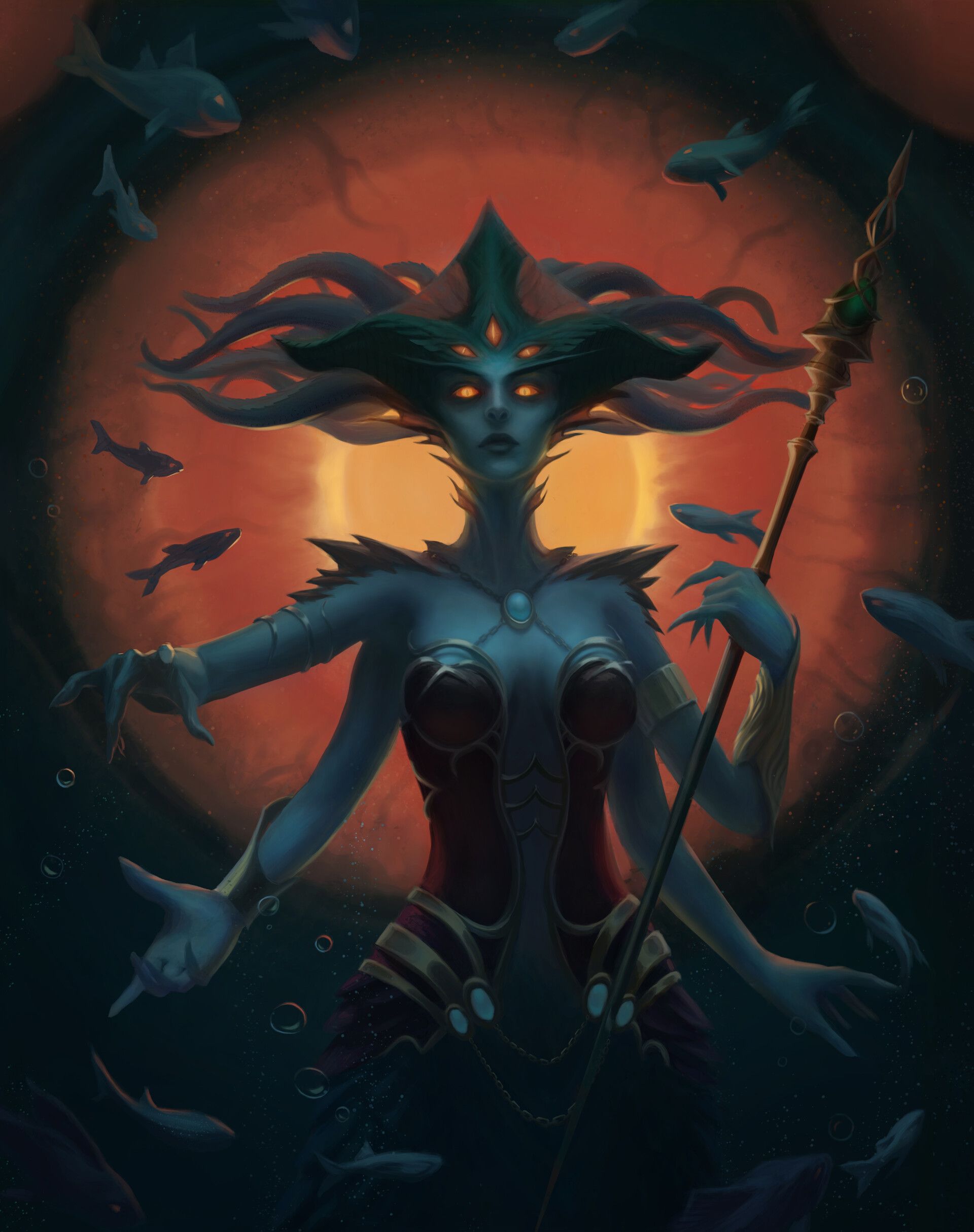 1920x2428 Azshara the Queen