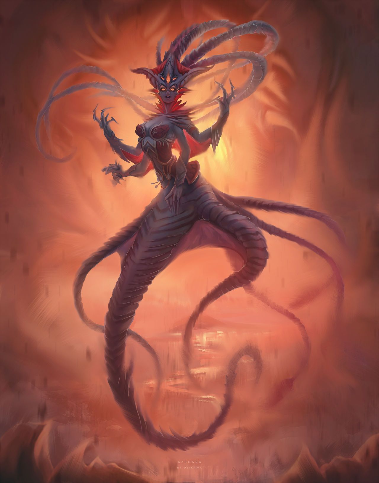 1280x1632 Queen Azshara Anime Image Board