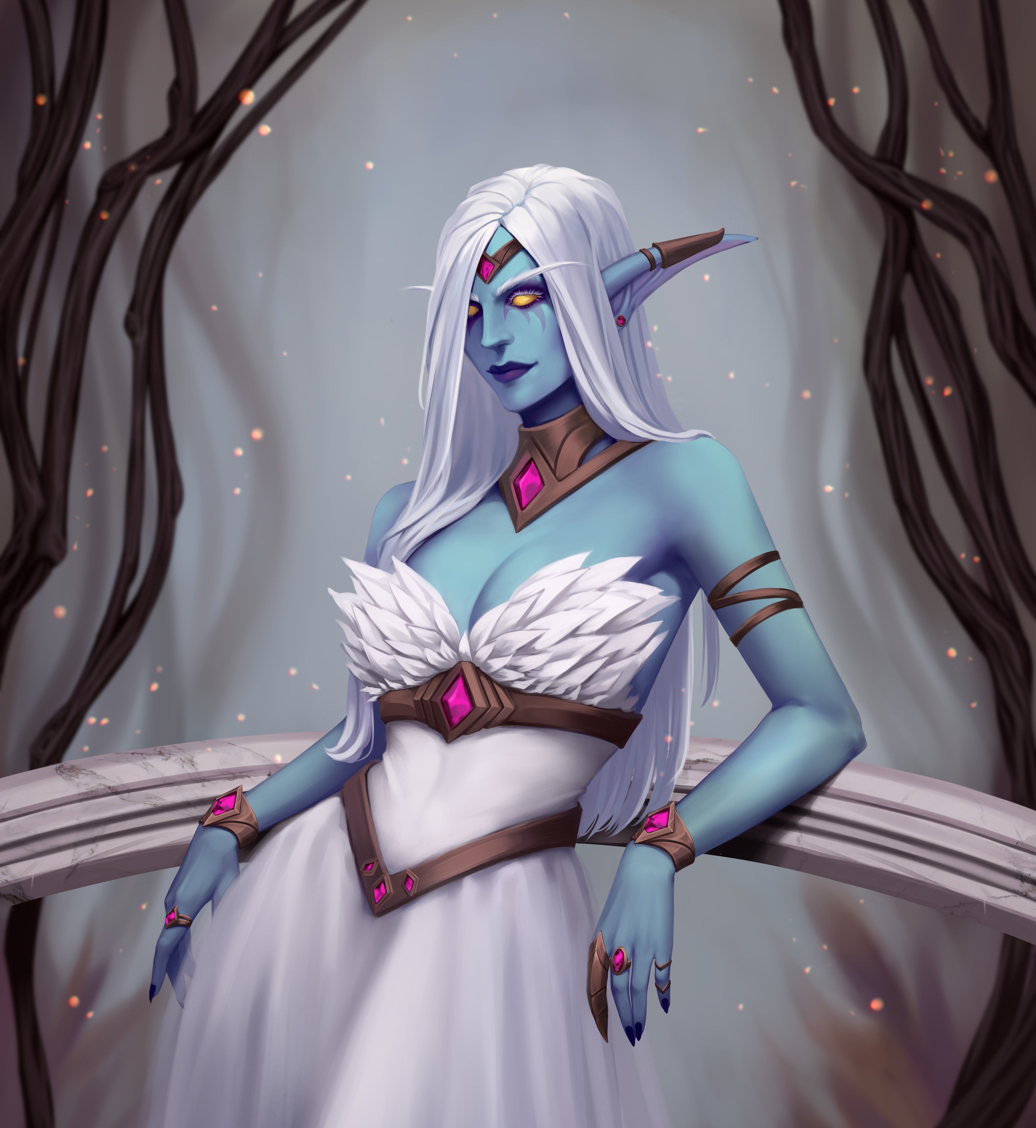 3635x3957 Queen Azshara Anime Image Board