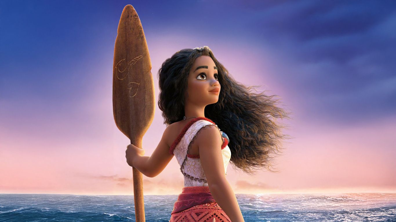 1366x768 Aulii Cravalho As Moana In Moana 2 Laptop HD , HD 4k Wallpaper, Image, Background, Photos and Picture