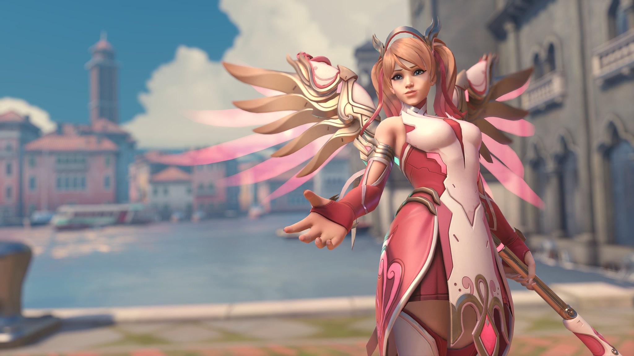 2048x1152 New Pink Mercy ♥️