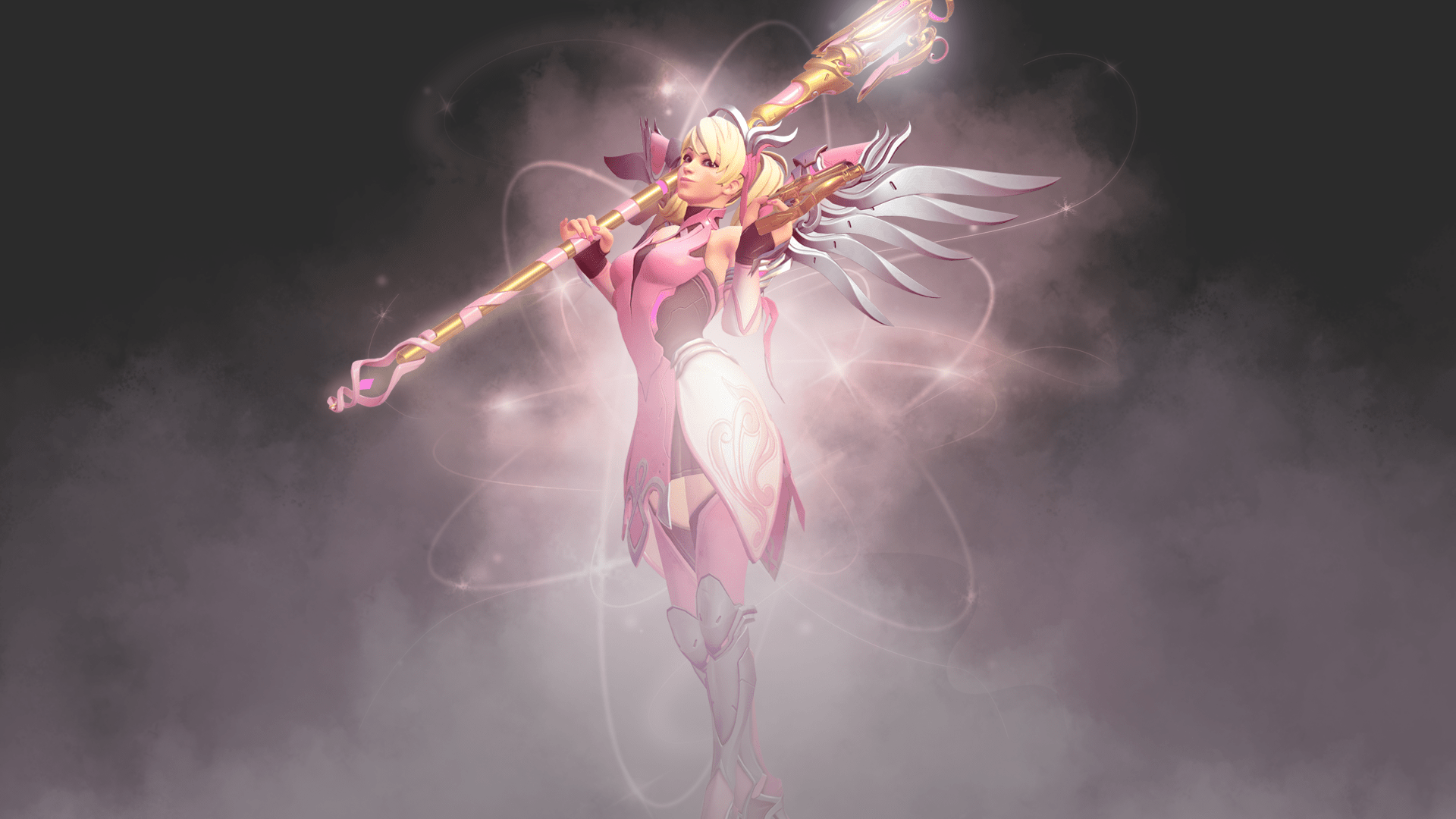 1920x1080 Download Mercy (Overwatch) Video Game Overwatch HD Wallpaper