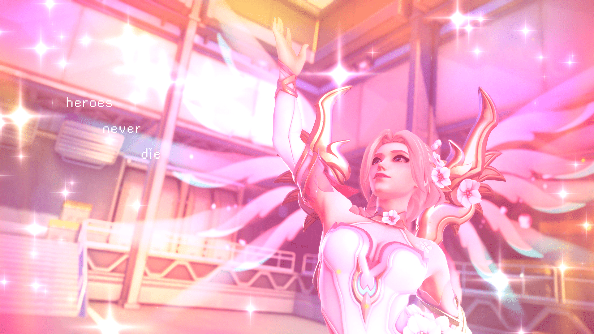 1920x1080 Made some Mercy wallpaper for my PC