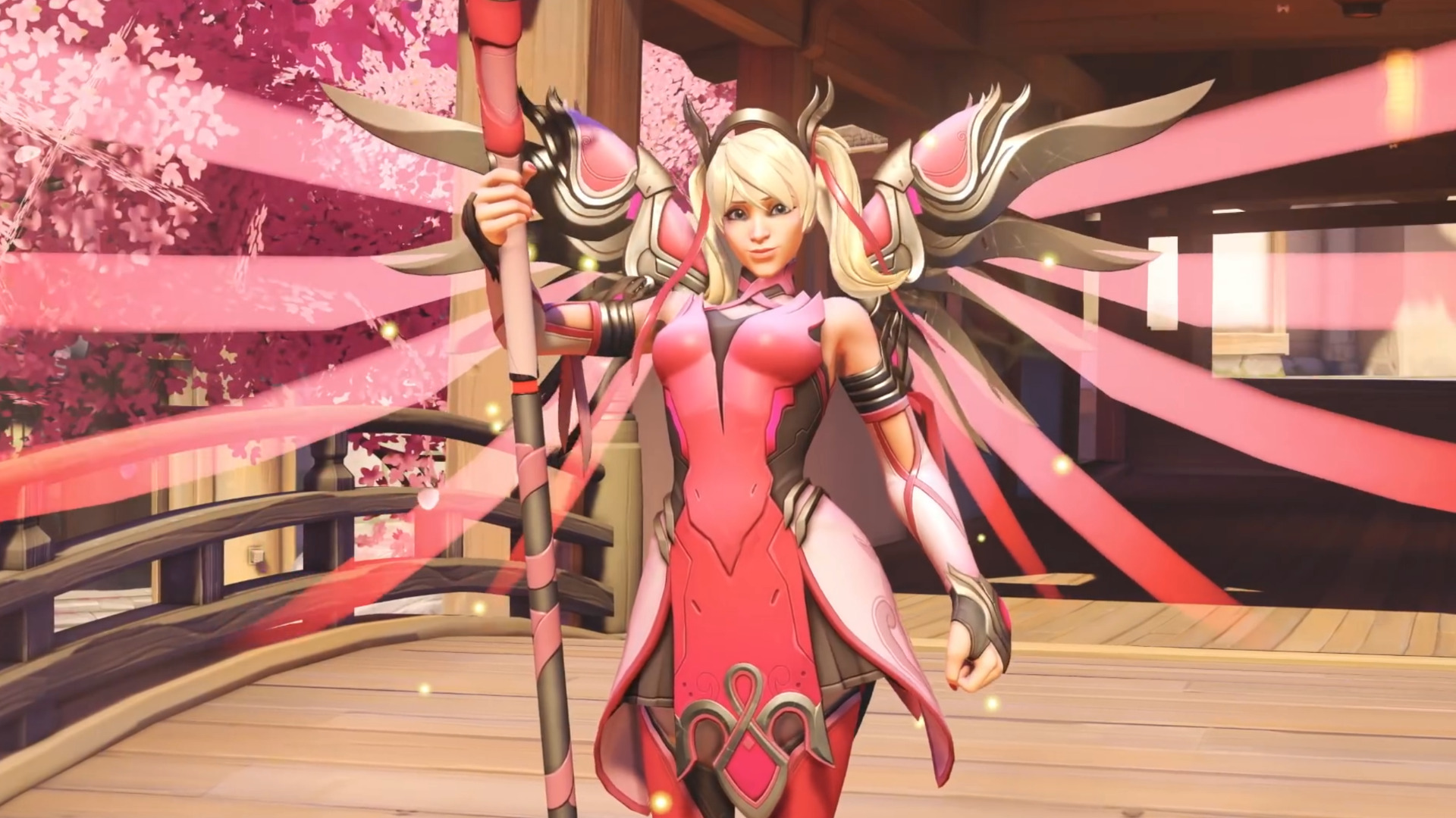 1920x1080 Overwatch 2 teases return of Pink Mercy skin