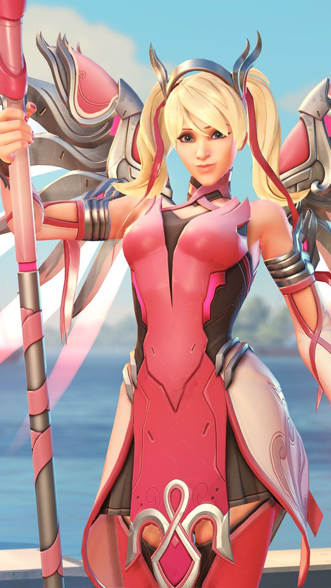 1080x1920 Pink Mercy Wallpaper