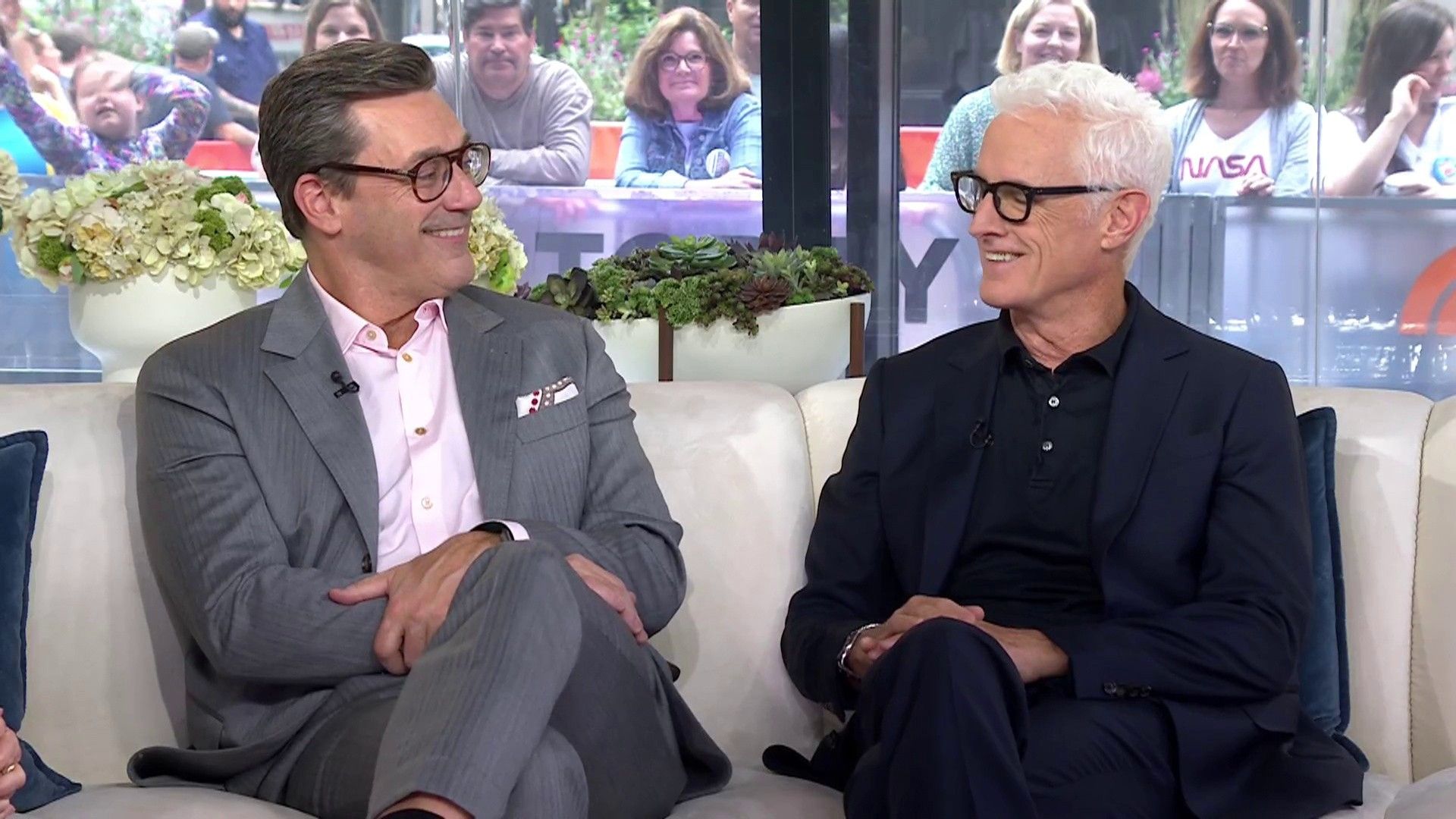 1920x1080 Jon Hamm, John Slattery talk new movie, 10 years since ‘Mad Men'