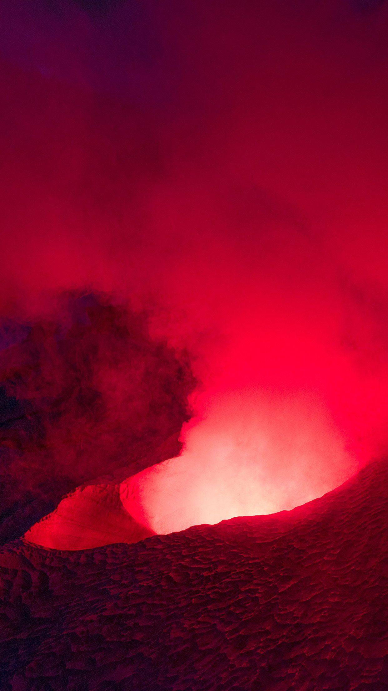 1242x2208 Red Fire Earth Nature iPhone Wallpaper