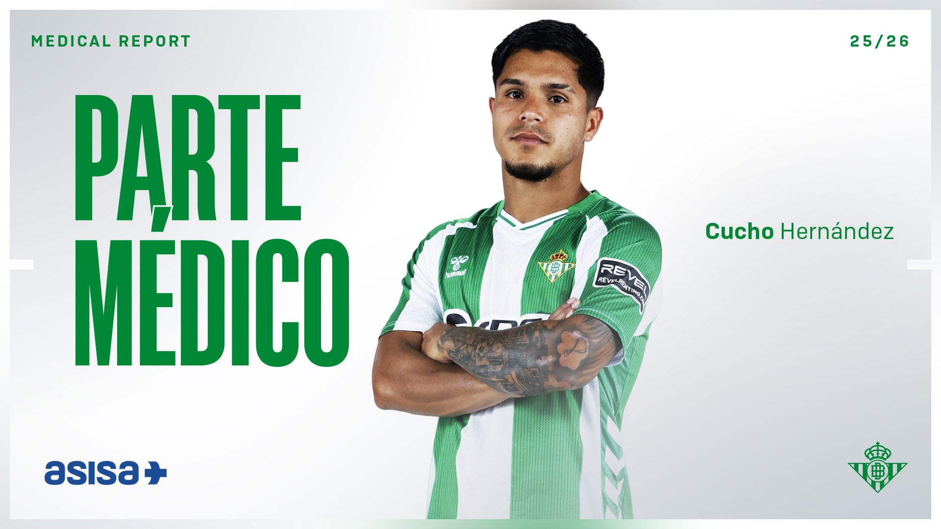 1920x1080 Cucho Hernández underwent minimally invasive nasal turbinate surgery today at Viamed Hospital to improve his nasal breathing capacity. Betis Balompié