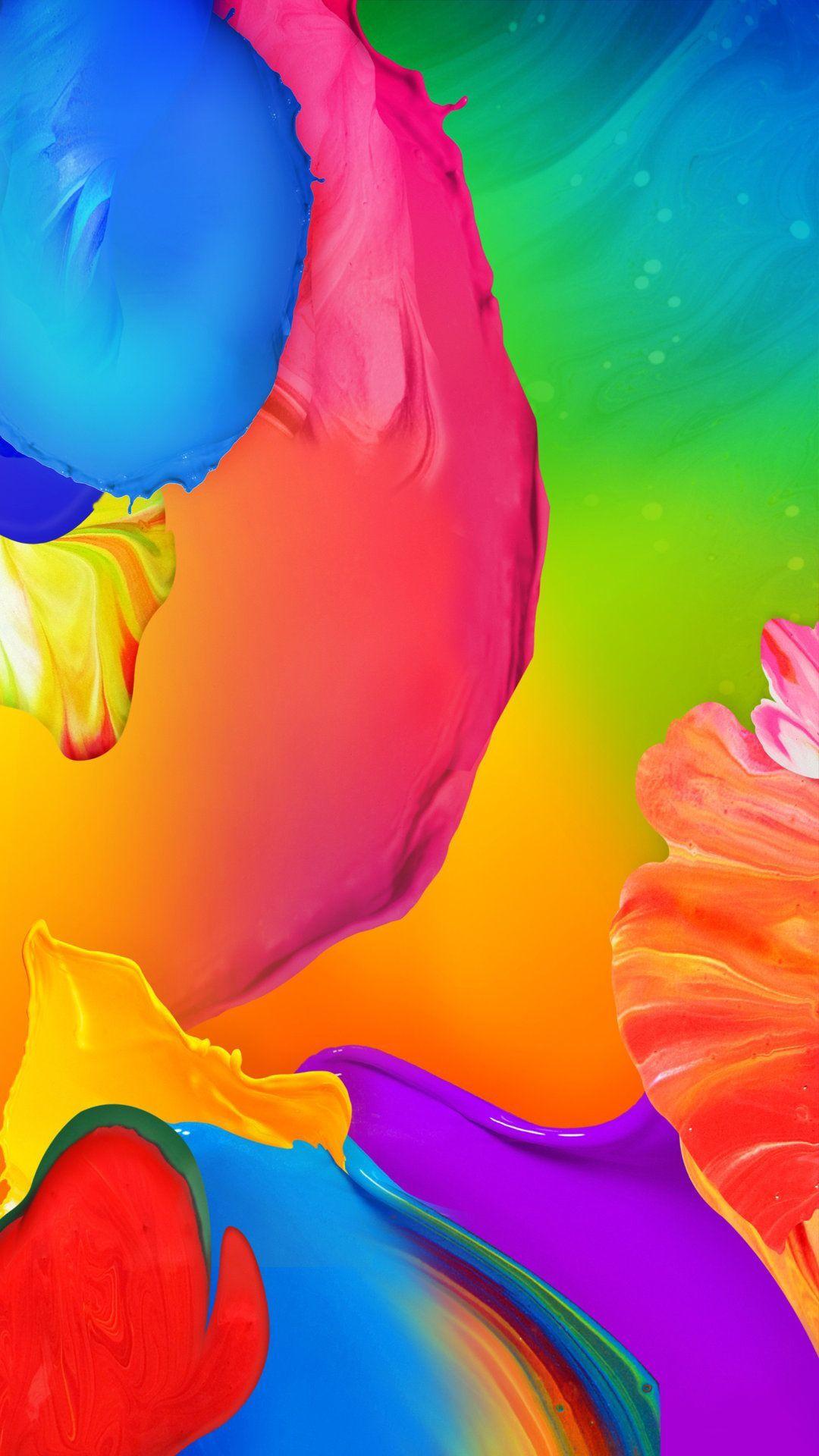 1080x1920 Free photo: Colorful Paint, Red, Modern Download