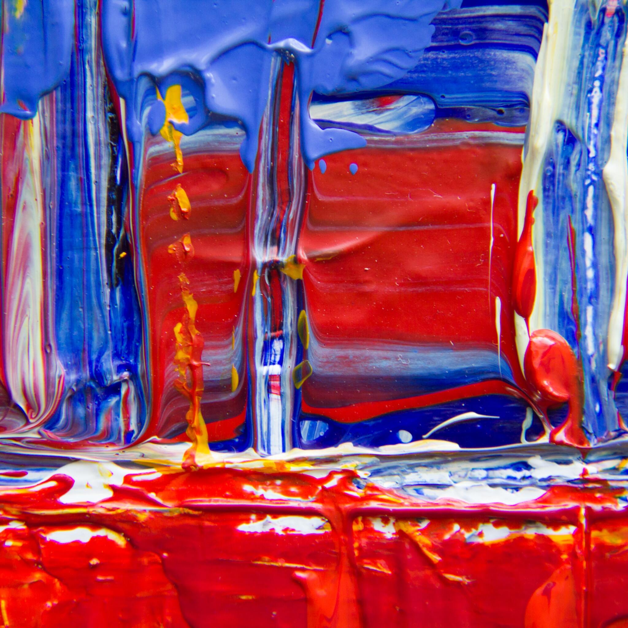 2048x2048 Colorful Abstract Painting Creative Art iPad Air HD 4k