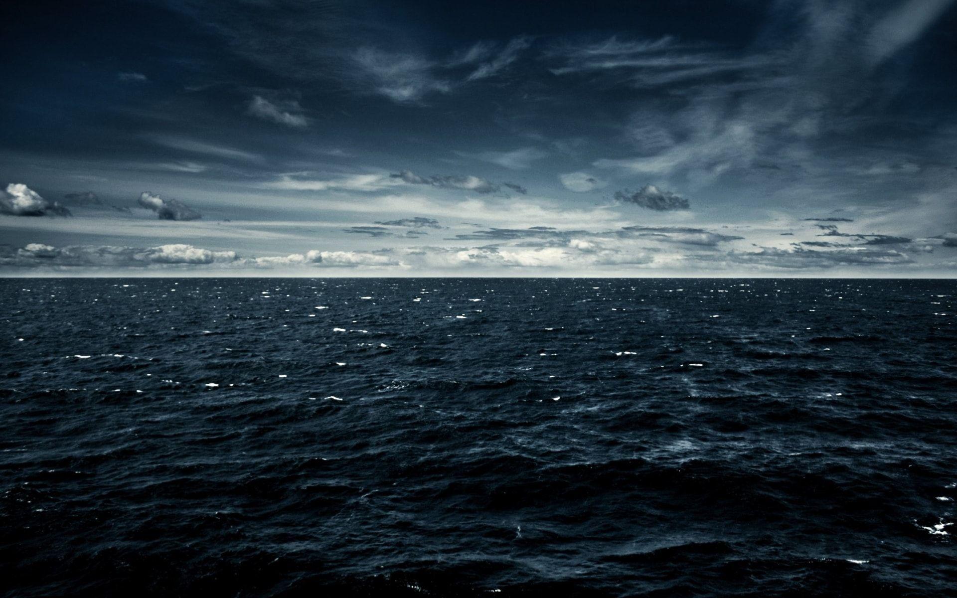 1920x1200 Sea Night Wallpaper High Quality Resolution