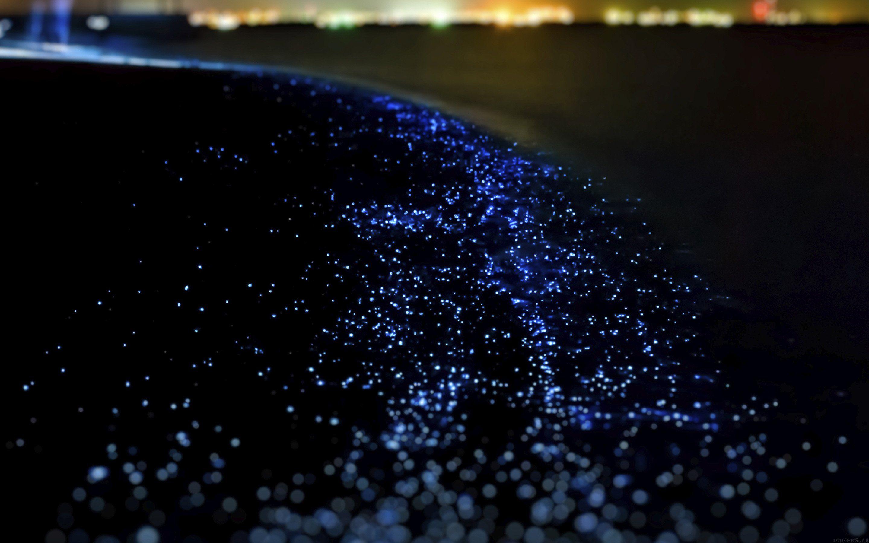 2880x1800 ocean night dark blink beautiful Wallpaper HD / Desktop