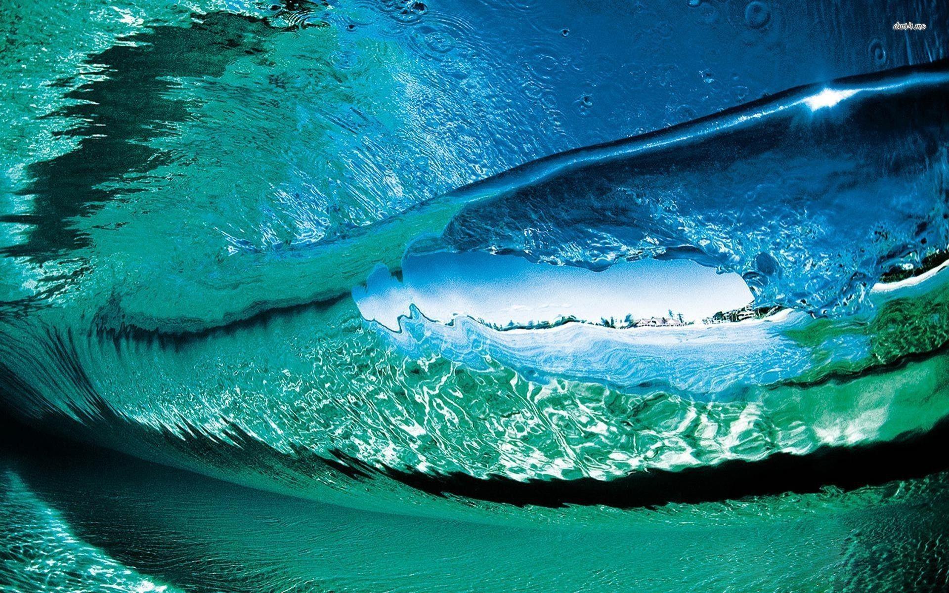 1920x1200 Ocean Beach Wave Background Wallpaper HD - Aquarian
