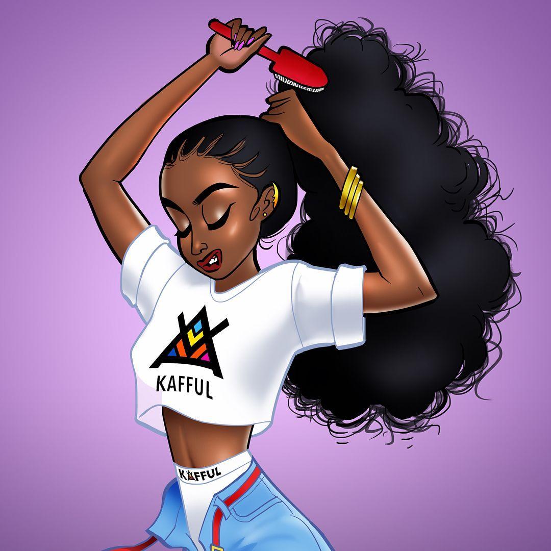 Girl afro cartoon black blog.airbridge.io: kxry
