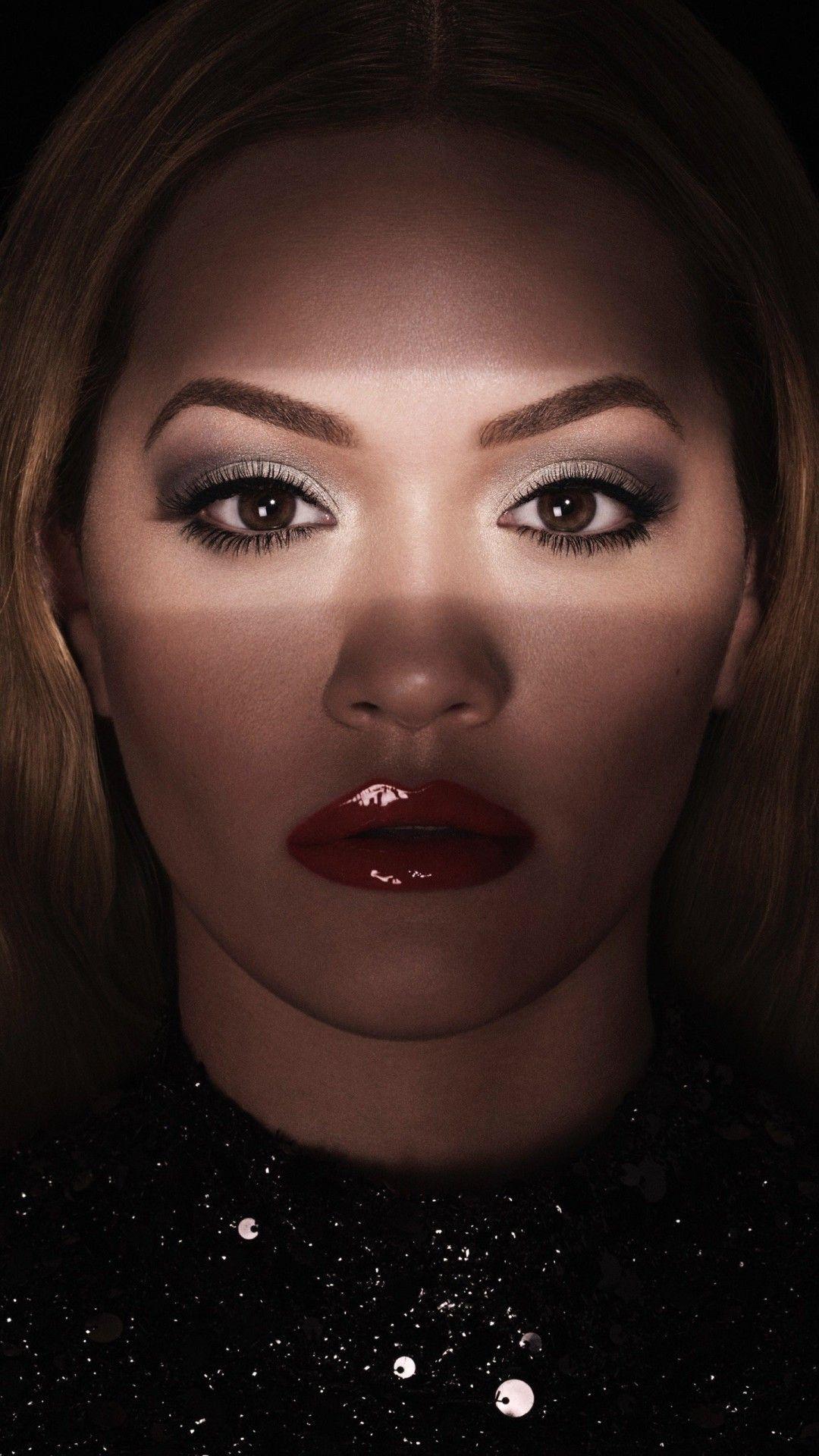 1080x1920 Download 1080x1920 Rita Ora, Singer, Face Portrait, Red Lipstick