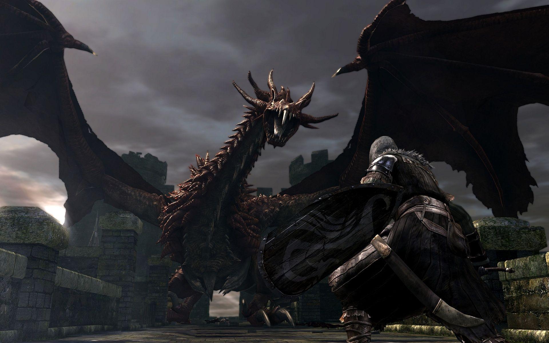 1920x1200 Wallpaper skulls dragons