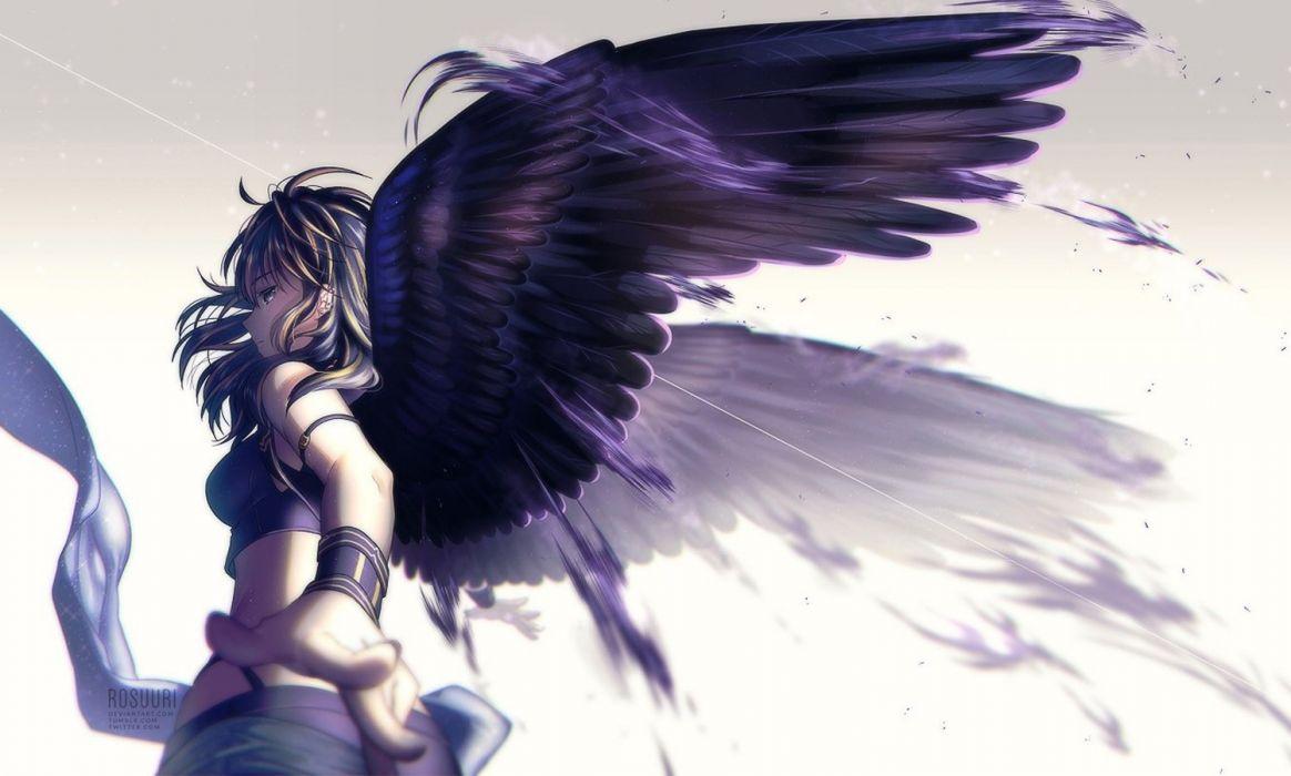 1164x700 anime girl beautiful cute original Anime Angel wallpaperx900