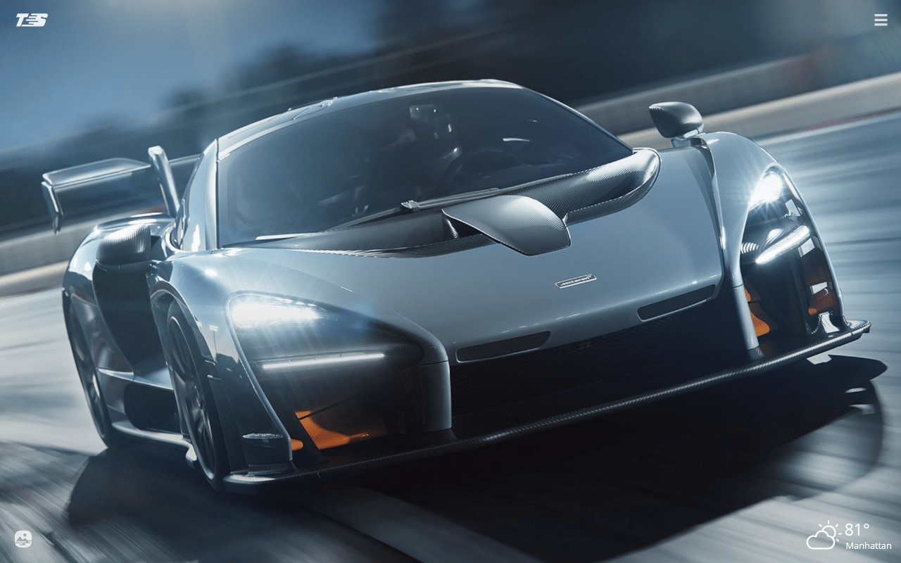 1280x800 McLaren Senna HD Wallpaper New Tab Theme Speed Motors