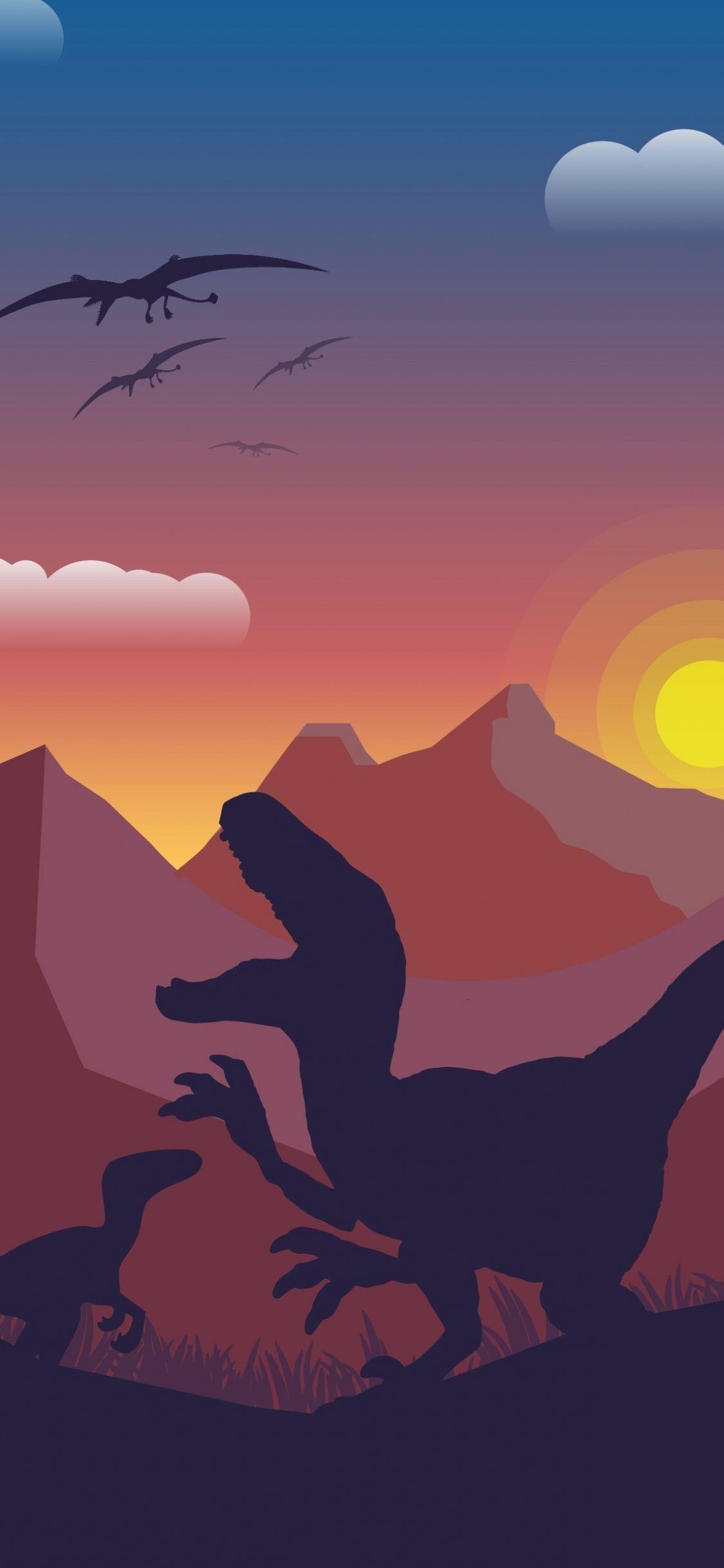 1125x2436 Wallpaper Illustration Sunrise Digital Art of Many Recent Choices