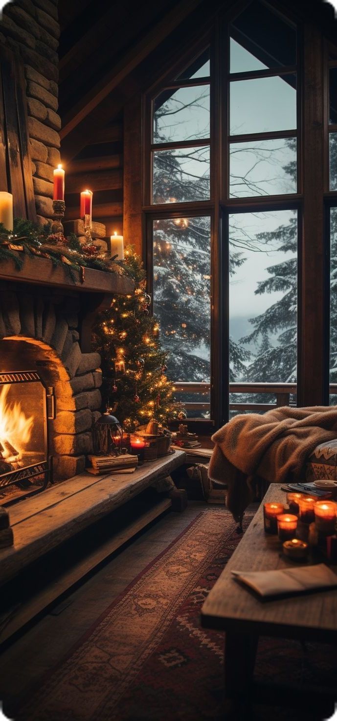 689x1472 Festive & Free Christmas Phone Wallpaper