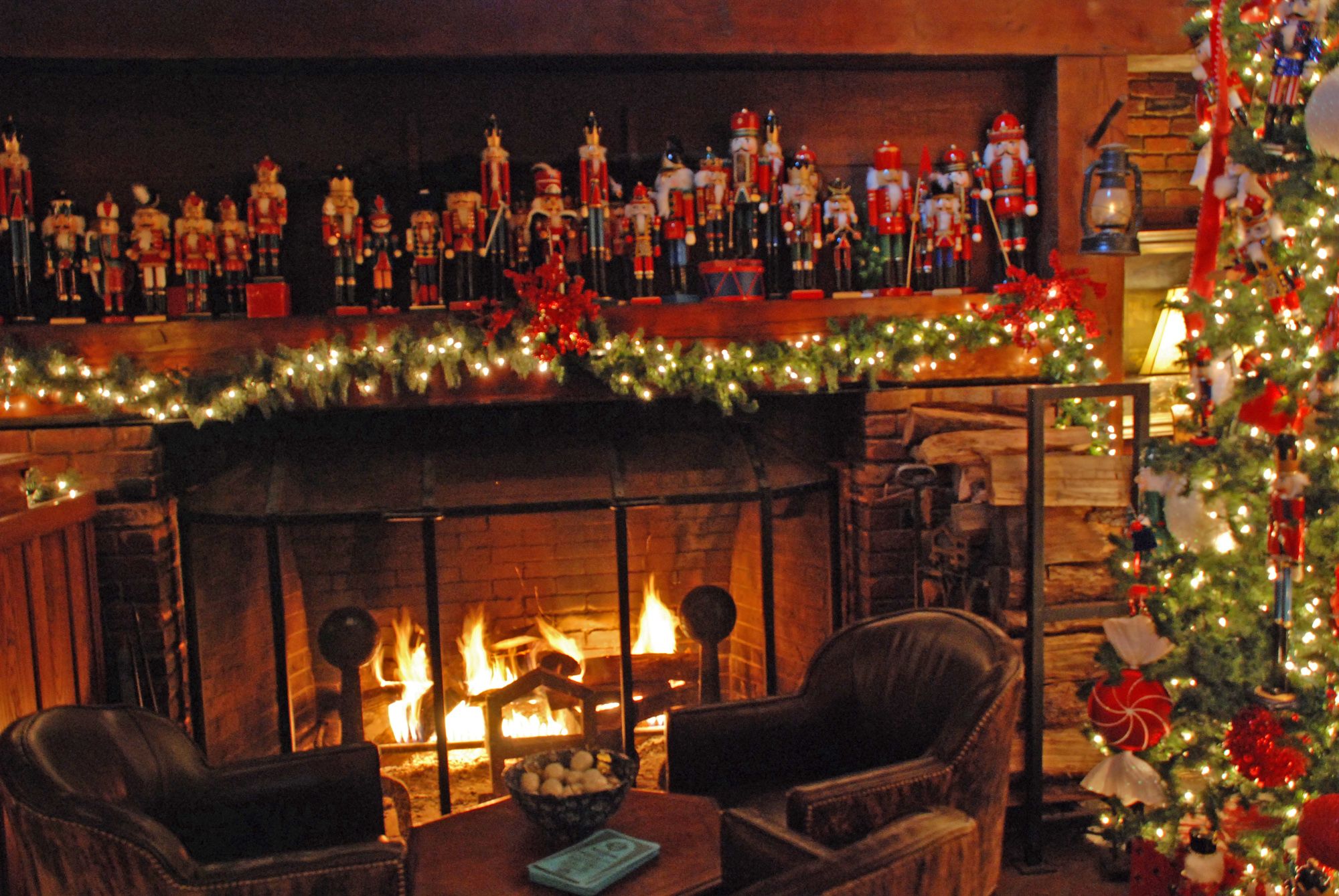 2000x1339 christmas, Fireplace, Fire, Holiday, Festive, Decorations Wallpaper HD / Desktop and Mobile Background