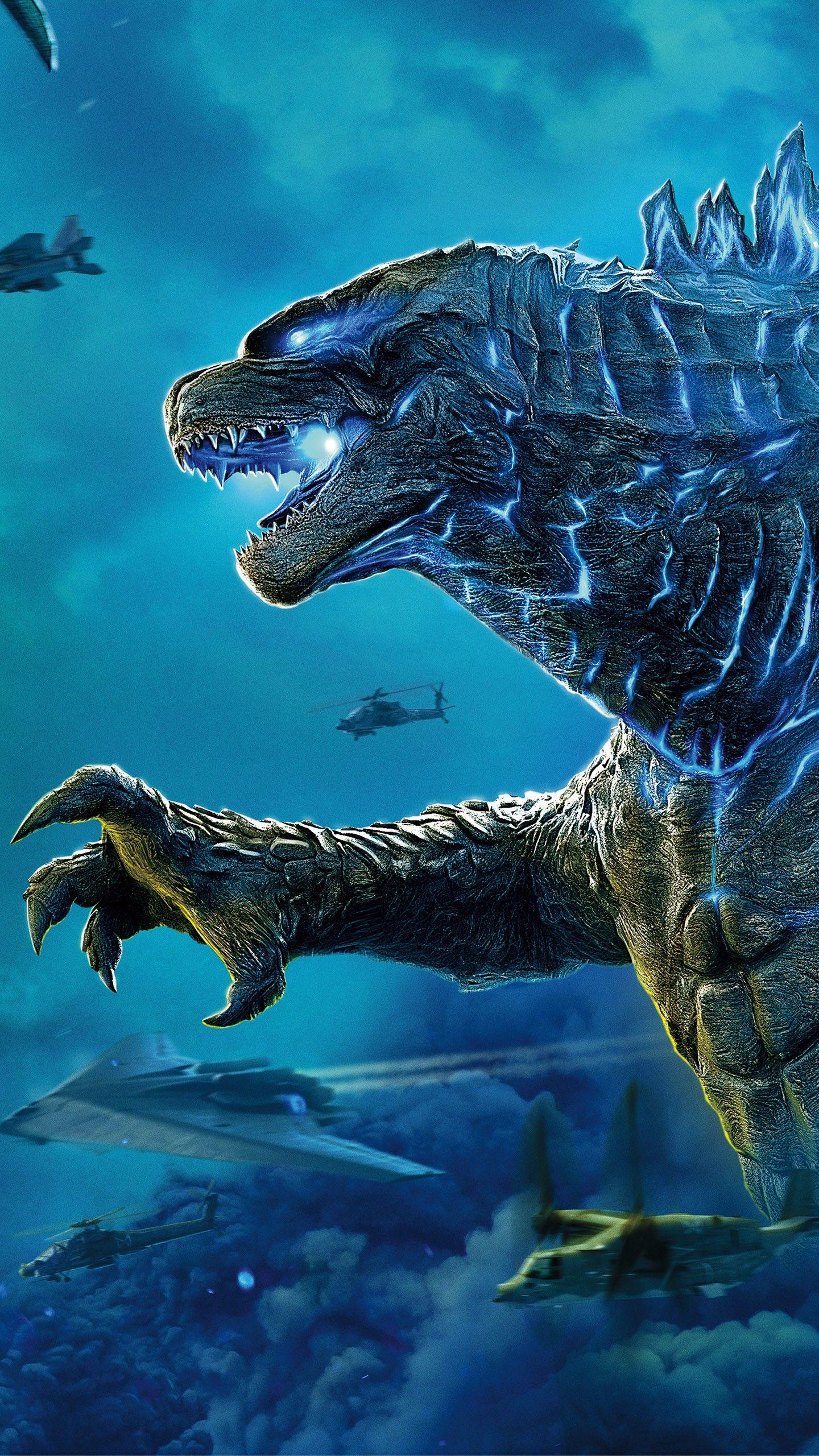 1440x2560 Godzilla Vs King Ghidorah 5K Wallpaper