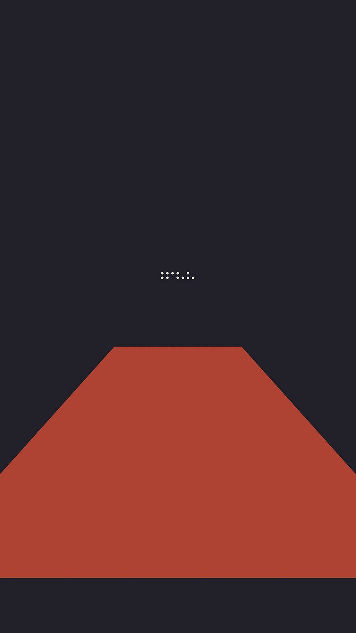 1242x2208 Simple Tycho Red Dark Abstract Minimal Art Illustration Android