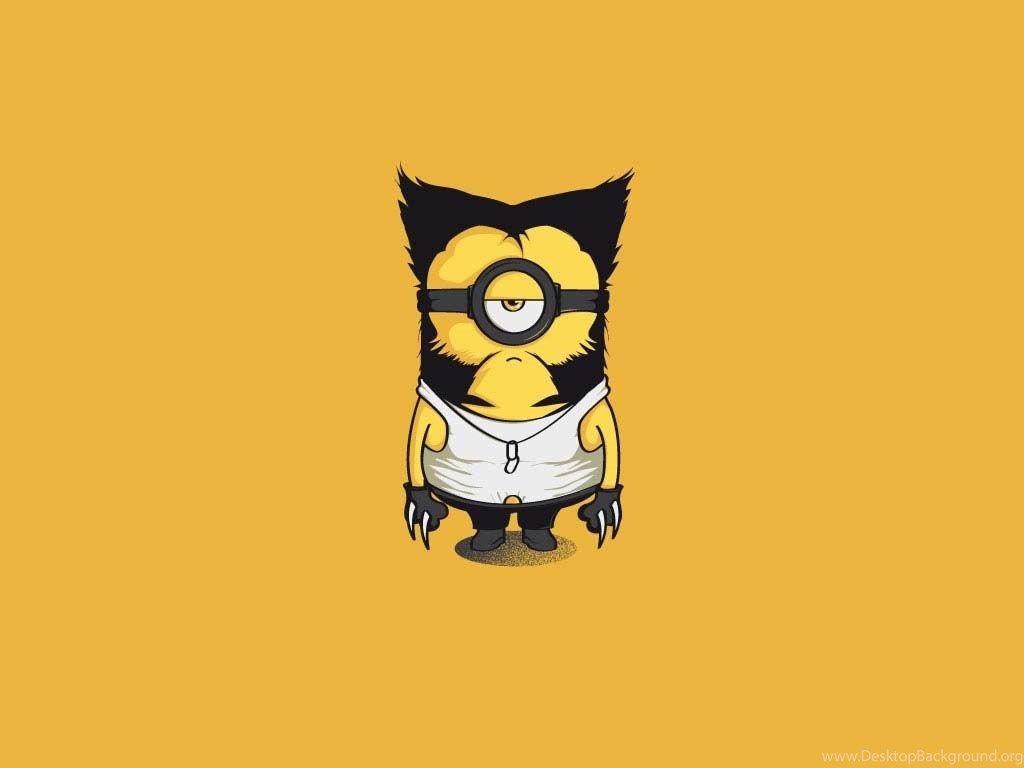 1024x768 Cute Minion Wallpaper HD For Desktop Desktop Background