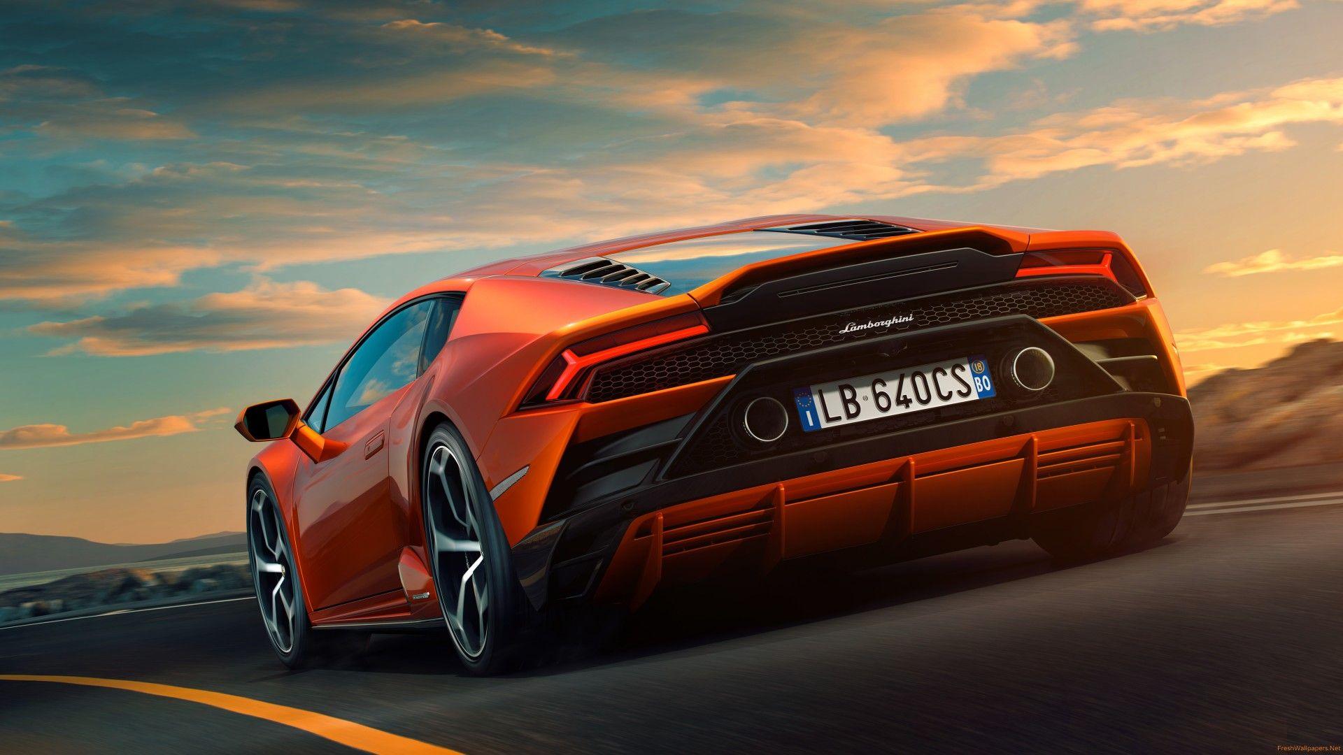 1920x1080 Lamborghini Huracan EVO Rear wallpaper