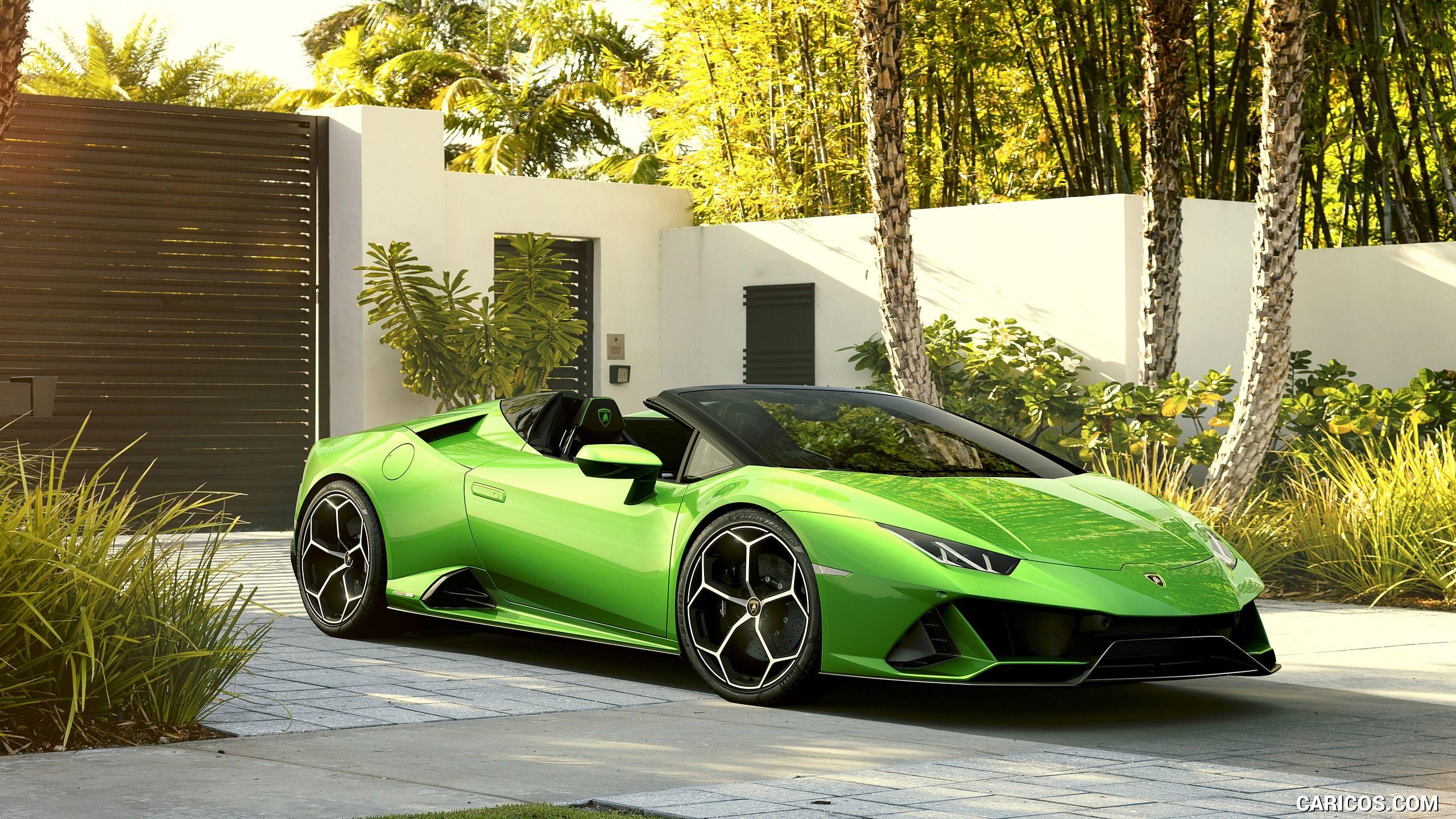 2560x1440 Lamborghini Huracán EVO Spyder Three Quarter. HD