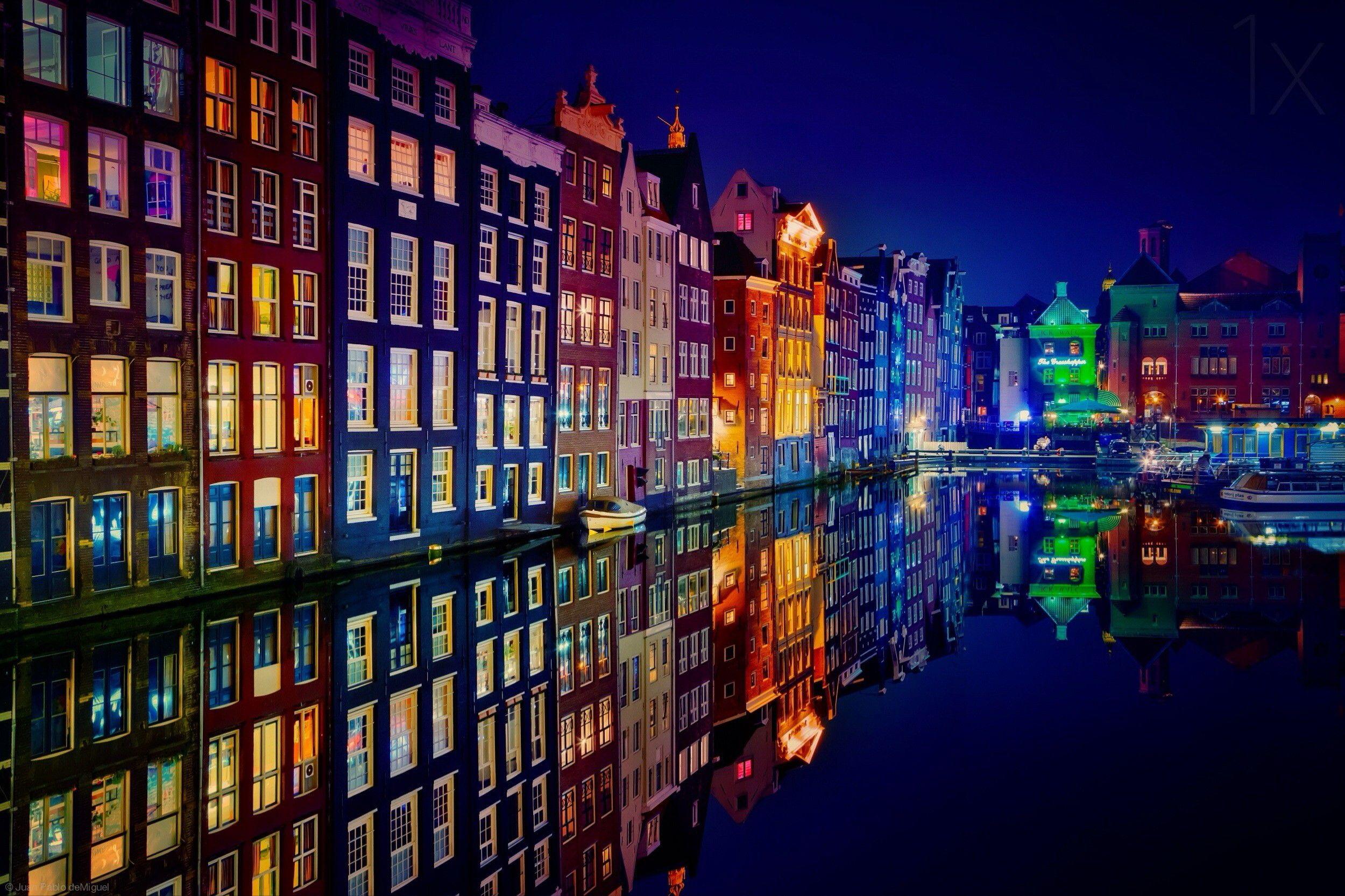 Amsterdam Night Wallpapers - Top Free Amsterdam Night Backgrounds ...