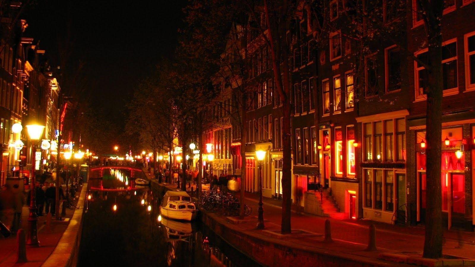 1600x900 Free download Amsterdam Holland At Night Wallpaper Viewallpaper Amsterdam [1600x1200] for your Desktop, Mobile & Tablet. Explore Red Light District Wallpaper. Red Light District Wallpaper, Light Red Background Wallpaper, District 9 Wallpaper
