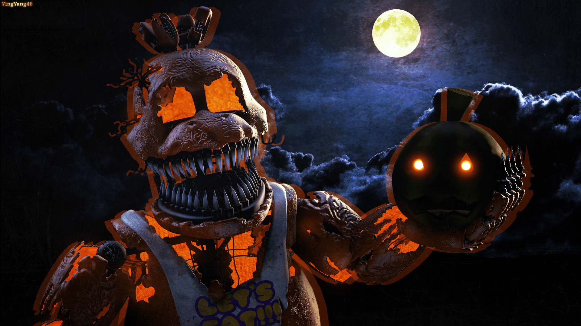 1920x1080 Five Nights at Freddy's 4 HD Wallpaper. Background Image