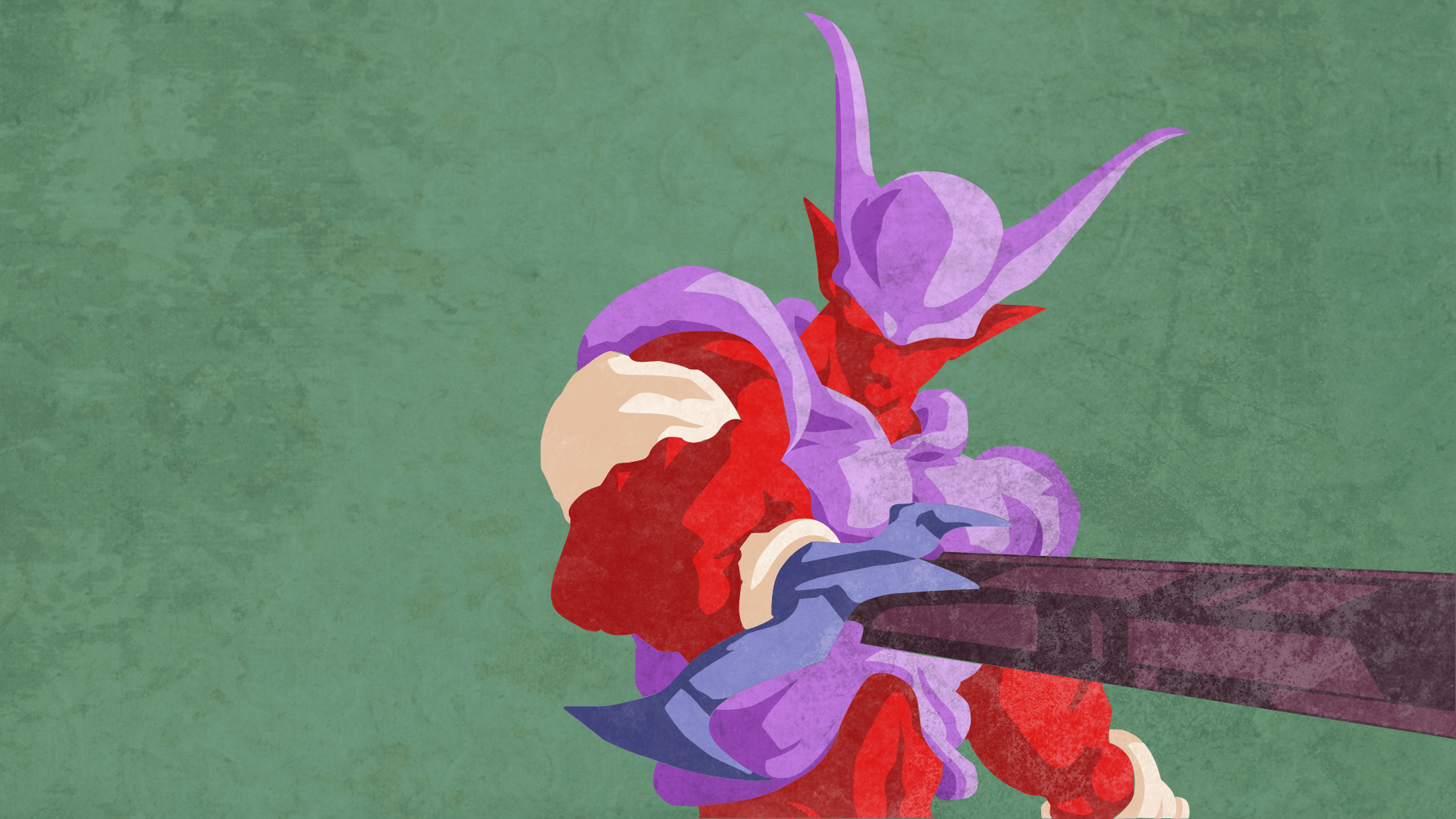 1920x1080 OC DragonBall Z / GT Minimalist Art Wallpaper