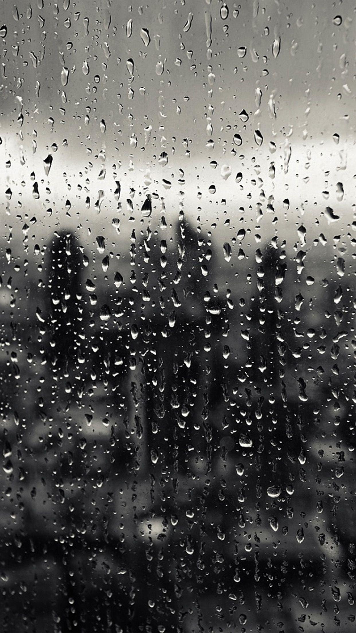 1242x2208 iPhone X wallpaper. rain window nature pattern